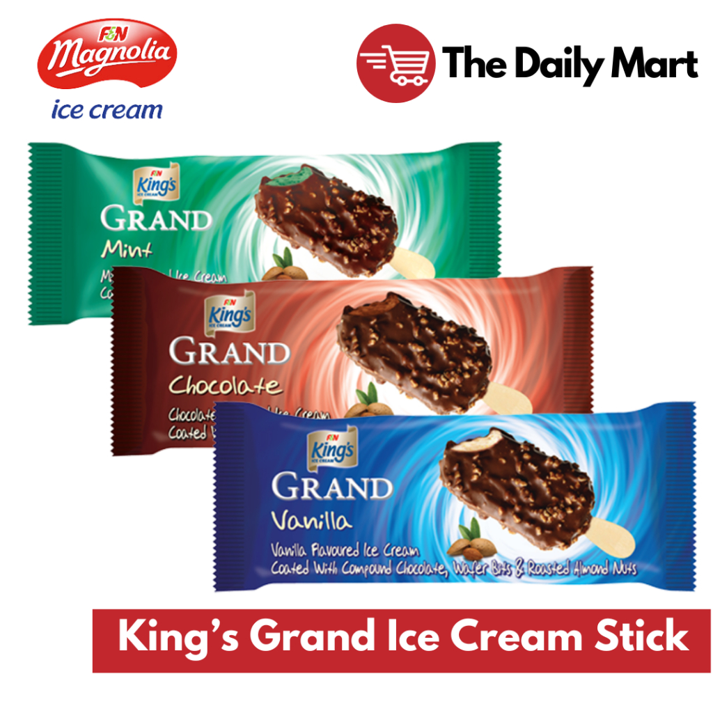 Magnolia King's Grand Ice Cream (Chocolate, Vanilla, Mint) Shopee