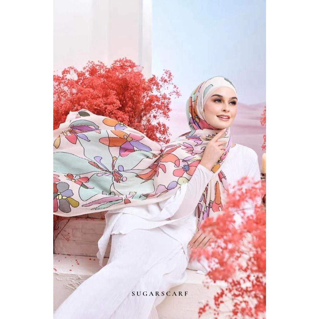 [SG SELLER] SUGARSCARF PLEATED SHAWL Shopee Singapore