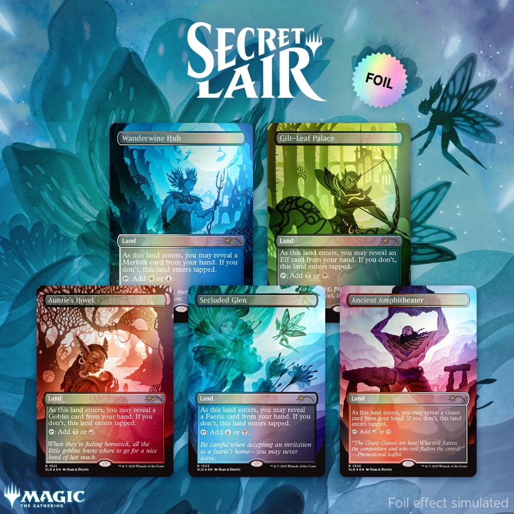 MTG | Lorwyn Lightboxes Foil Edition - Secret Lair Winter MTG | Lorwyn Lightboxes Foil Edition - Secret Lair Winter