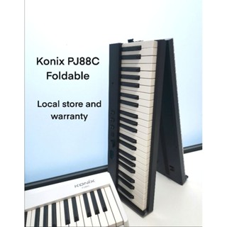 Digital Piano foldable Authorised KONIX PJ88C | Shopee Singapore