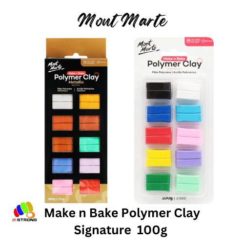 Mont Marte Make n Bake Polymer Clay Set 75pc