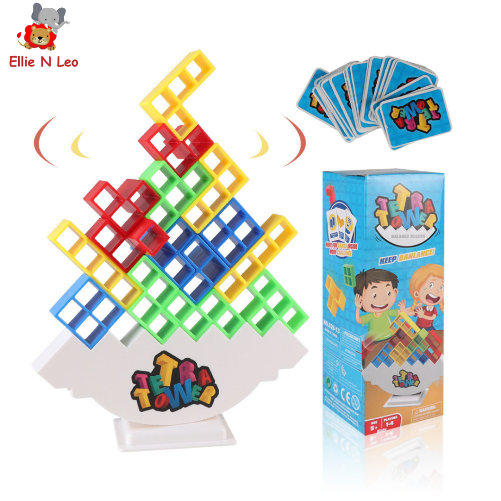 [SG Stock] Tetra Tower Balance Stacking Blocks Tetris for Kids ...