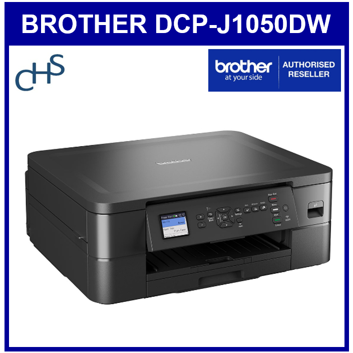 Brother DCPJ1050DW Multifunction Colour A4 Wireless Inkjet Auto Duplex Printer Print Scan Copy