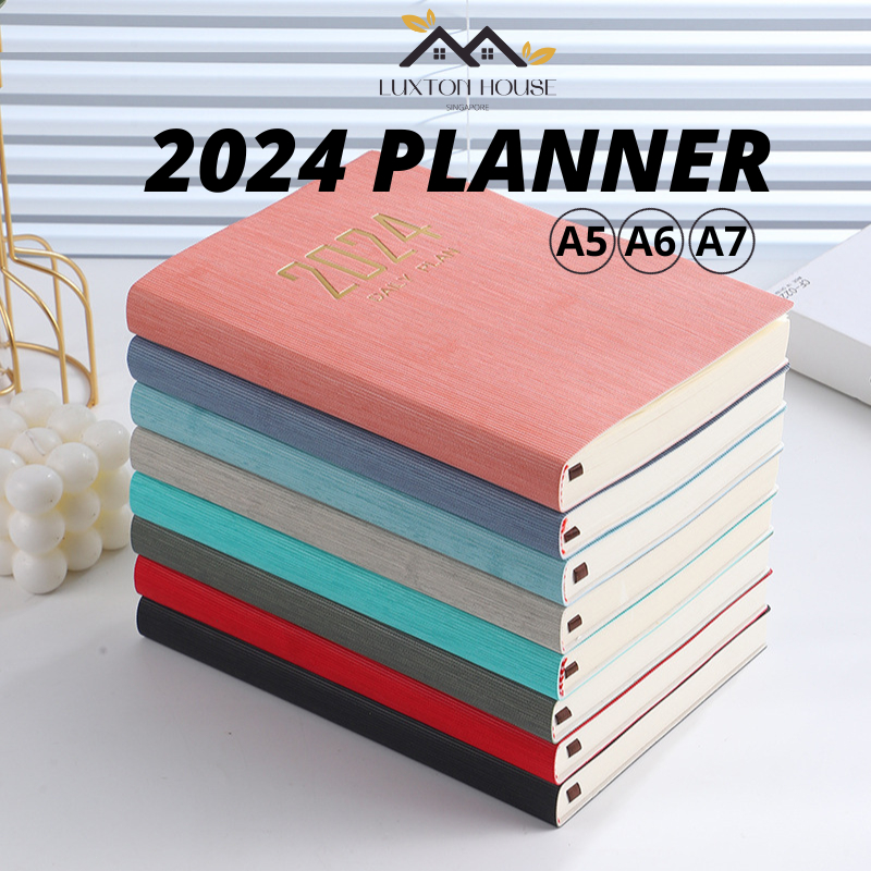 Indigo 2024 Official A4 Dated Weekly Planner Scheduler