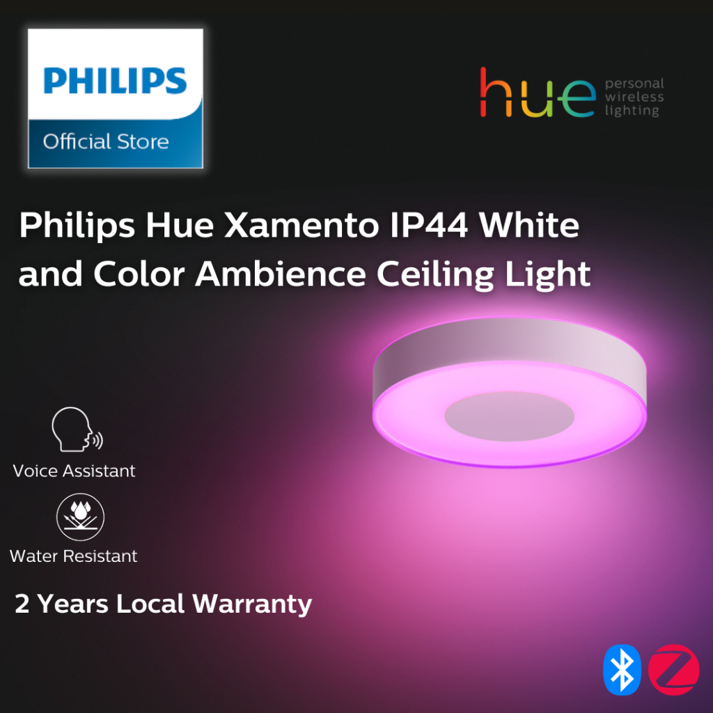 Philips Hue Xamento Smart Ceiling Light White and Color Ambience w