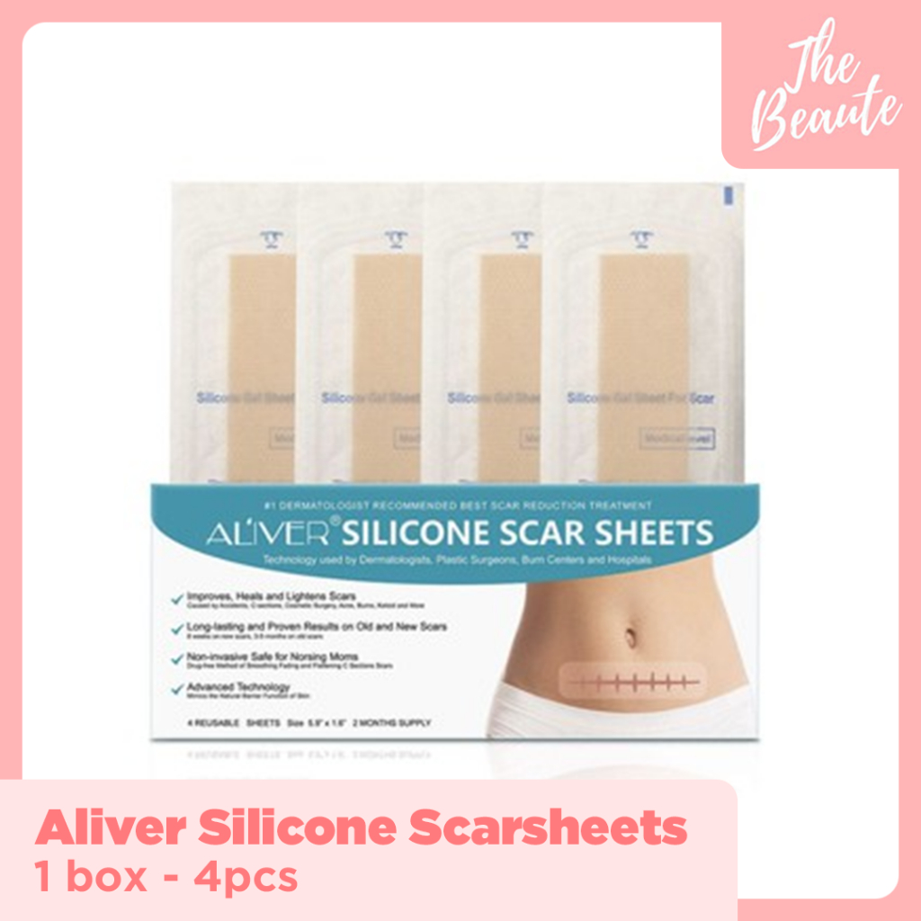 Aliver Silicone Scar Removal Gel Sheet Soften Flatten Scar | Shopee ...