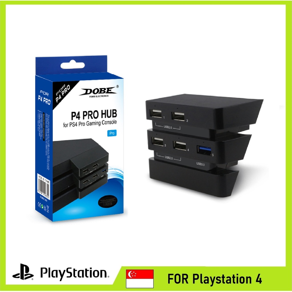 PS4 PRO 5 in 1 USB HUB Plug Play Easy To Use Shopee Singapore