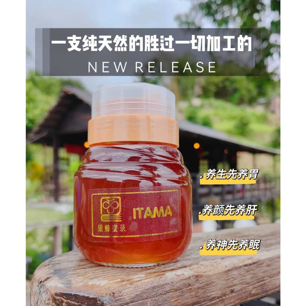 TRIGONA HONEY (STINGLESS BEE HONEY, PURE RAW HONEY, LOW SUGAR) 350g