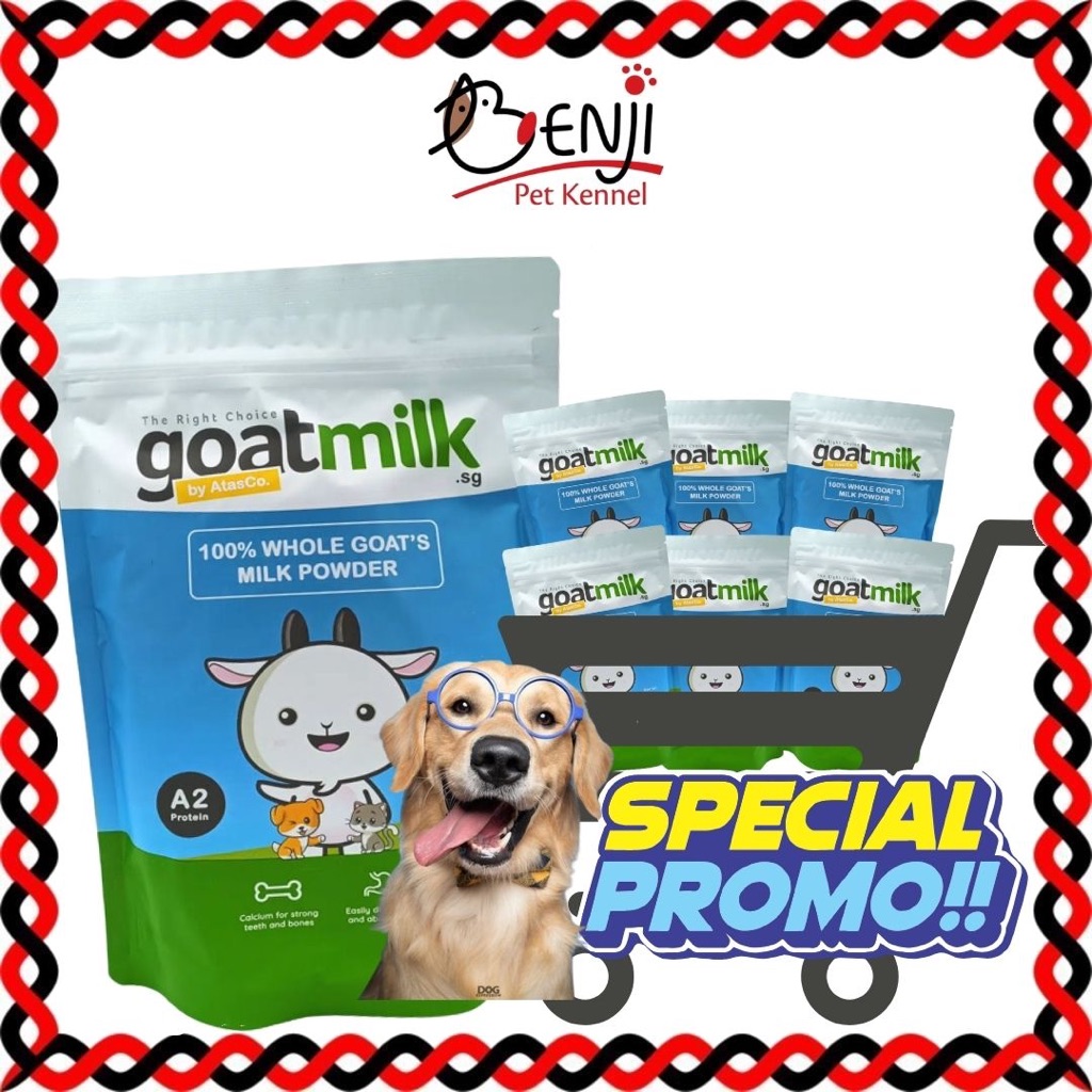 AtasCo. 100 Whole Goat Milk Powder for Dogs & Cats 400g *New Stock