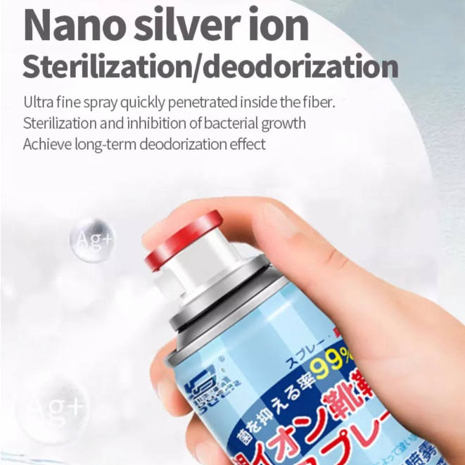 SG RDY STOCK Japan AG+ SILVER ION 360ML Shoes Foot Deodorant Spray ...