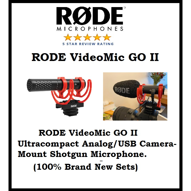 Simplified Smartphone External Microphones : Rode VideoMic GO II
