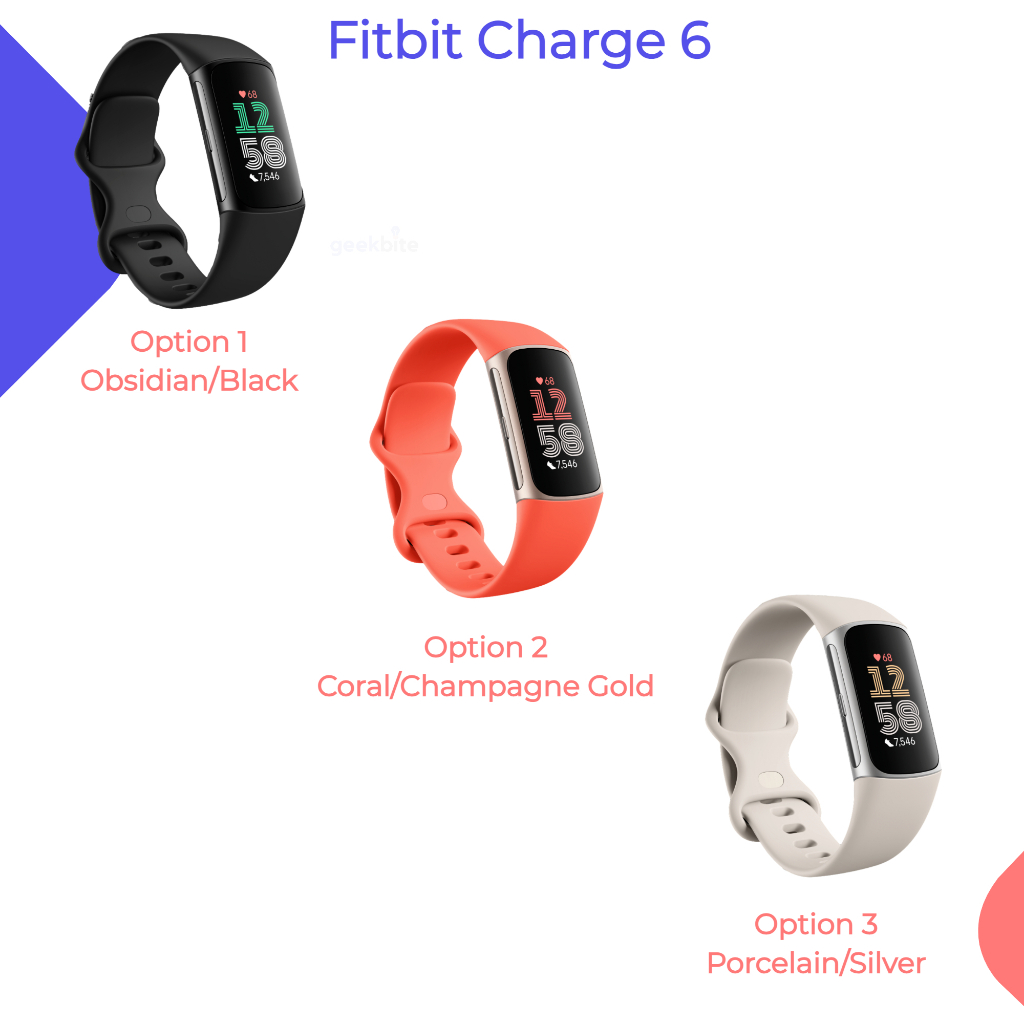 GeekBite Fitbit Sense 2, Versa 4, Charge 6, Luxe, Inspire 3. Fitbit SG
