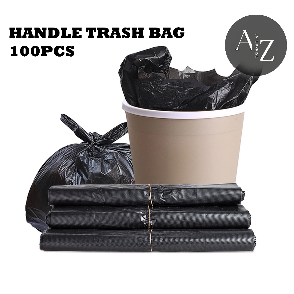 [🇸🇬 Singapore Ready Stock] 100 pcs Thicken Handle Disposable Black