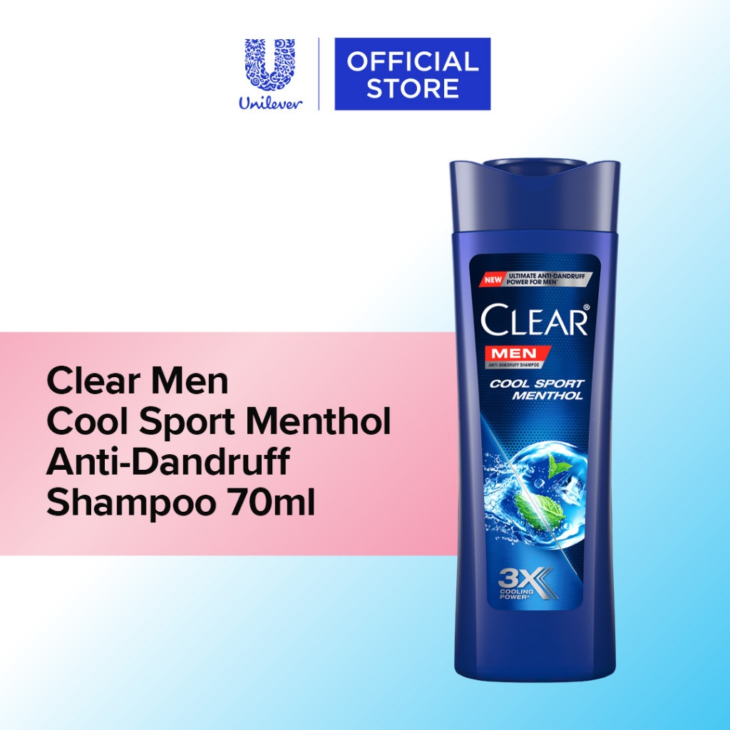 Clear Men Anti-Dandruff Shampoo 70ml | Shopee Singapore