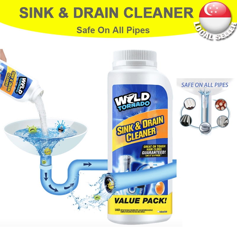 🇸🇬【SG stock】Sink Drain Cleaner Chemical for Kitchen Toilet Pipe ...