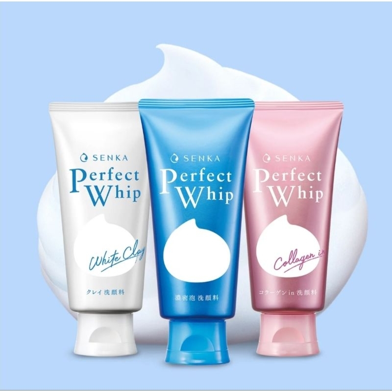 Shiseido Senka Perfect Whip White Clay Pore Cleanser 120g