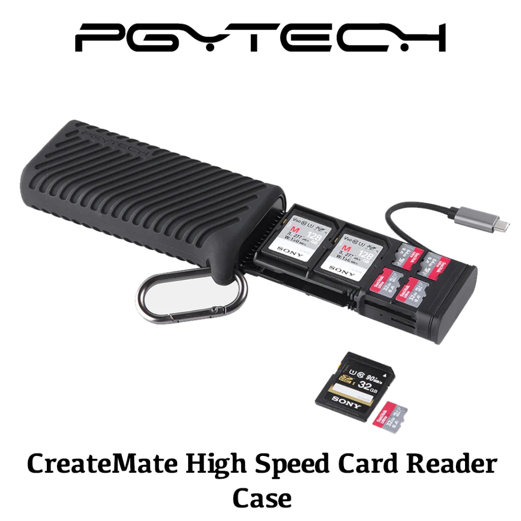 PGYTECH CreateMate High-Speed SD Card Reader Case | Shopee Singapore