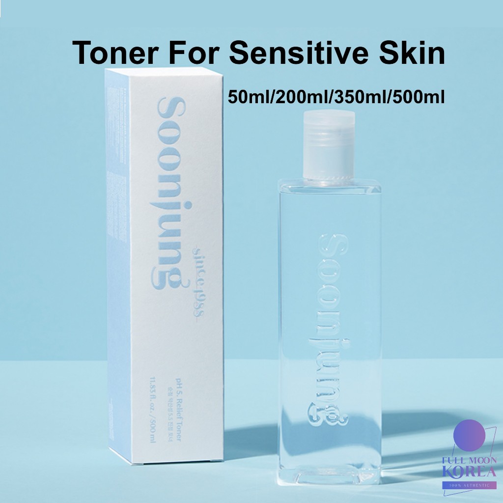 [Etude] Soon Jung pH 5.5 Relief Toner 25ml 80ml 200ml 350ml 500ml / Soonjung / Mild Toner for
