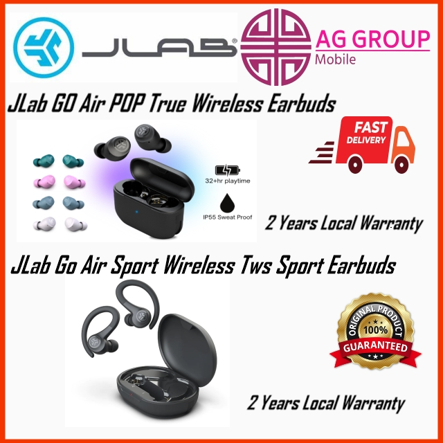 JLab GO Air POP True Wireless Earbuds Jlab Go Air Sport True Wireless
