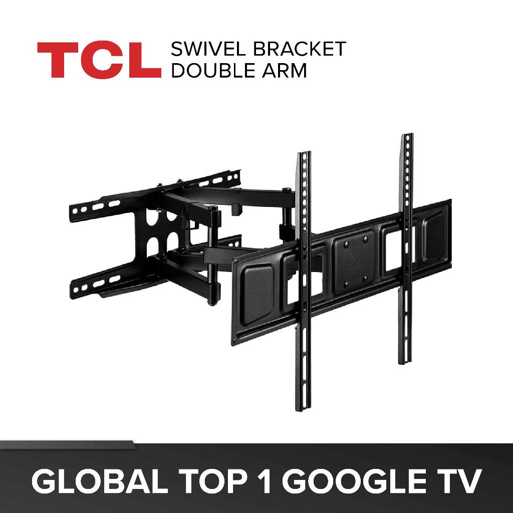 TCL 65" to 100" Swivel Bracket Wall Mount Installation (Double Arm