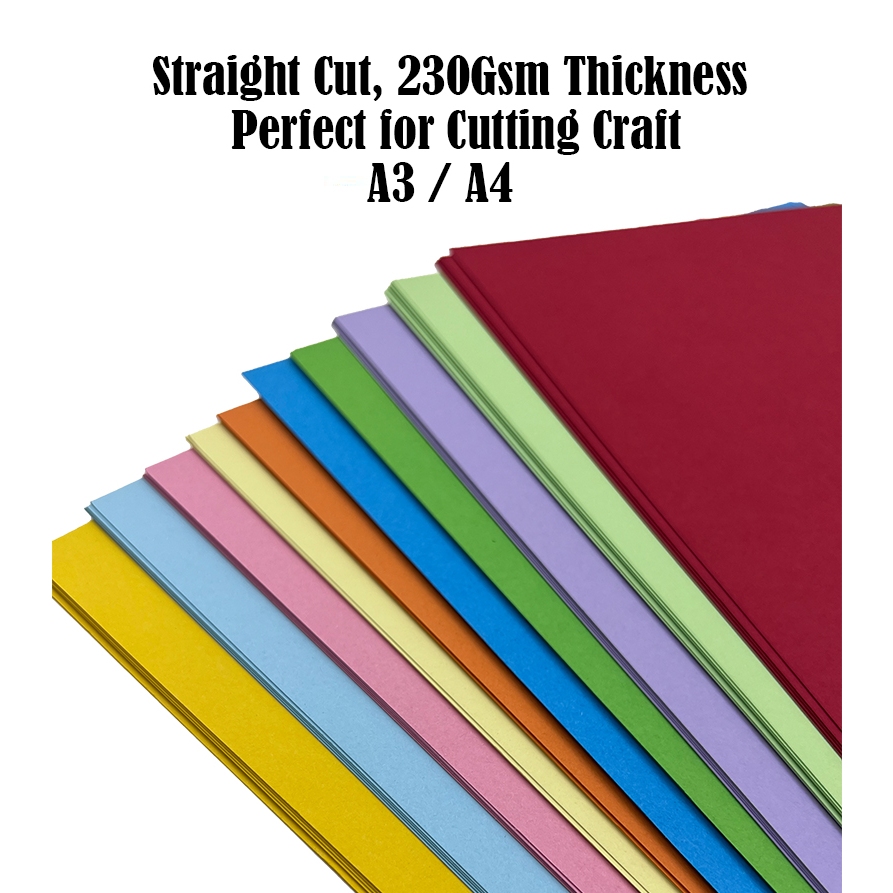 🇸🇬🚚Vanguard Sheet A3 A4 50cm x 62cm Assorted Colours Greeting Cards Invitation Cards