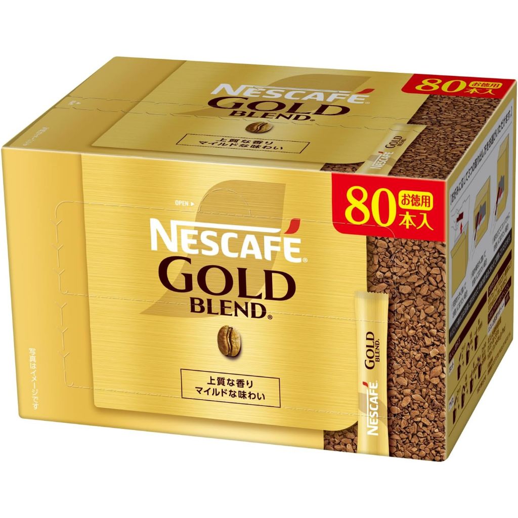 Nestle Japan Nescafe Gold Blend Sticks Black - 22 Sticks / 34 Sticks ...