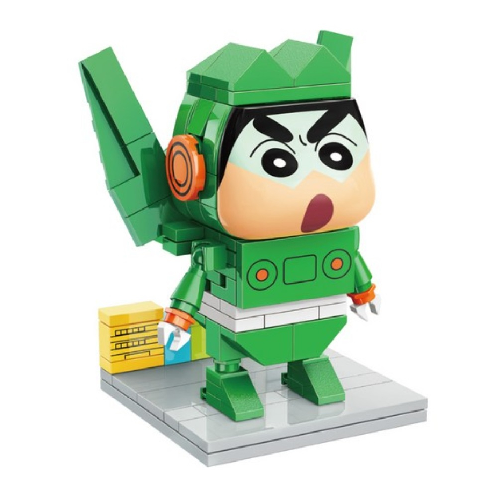 Crayon Shin-chan Gundam Robot, Block Toy | Shopee Singapore