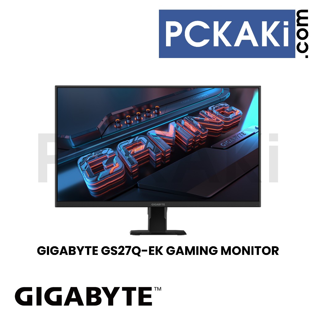 GIGABYTE GS27Q-EK 27" SS IPS QHD 1440P 165HZ / OC 170HZ GAMING MONITOR ...