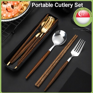 Star Wars Portable Bento Cutlery Set Spoon Chopsticks with Case fo