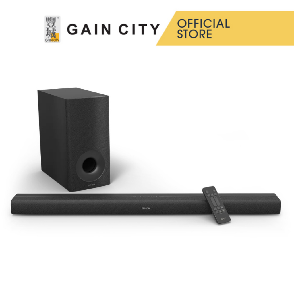 Denon Midsize Sound Bar With Wireless Subwoofer Dhts316 Black