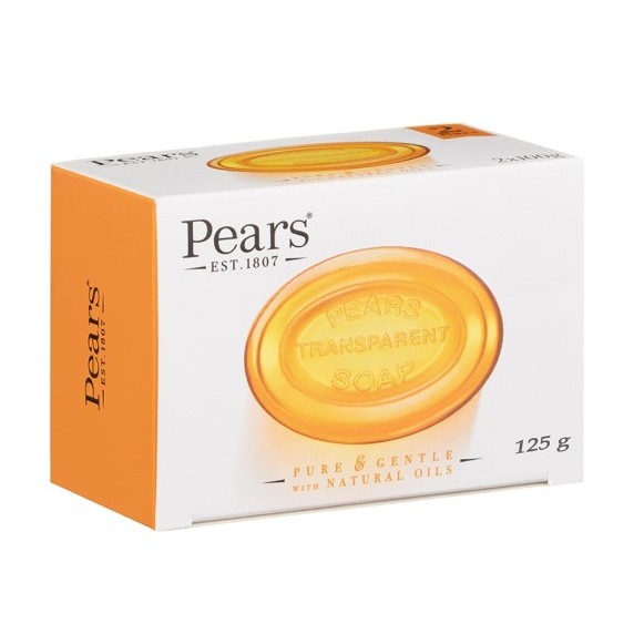 Pears Pure and Gentle with Natural Oils Bar Soap Pack of 5 x 125g ...
