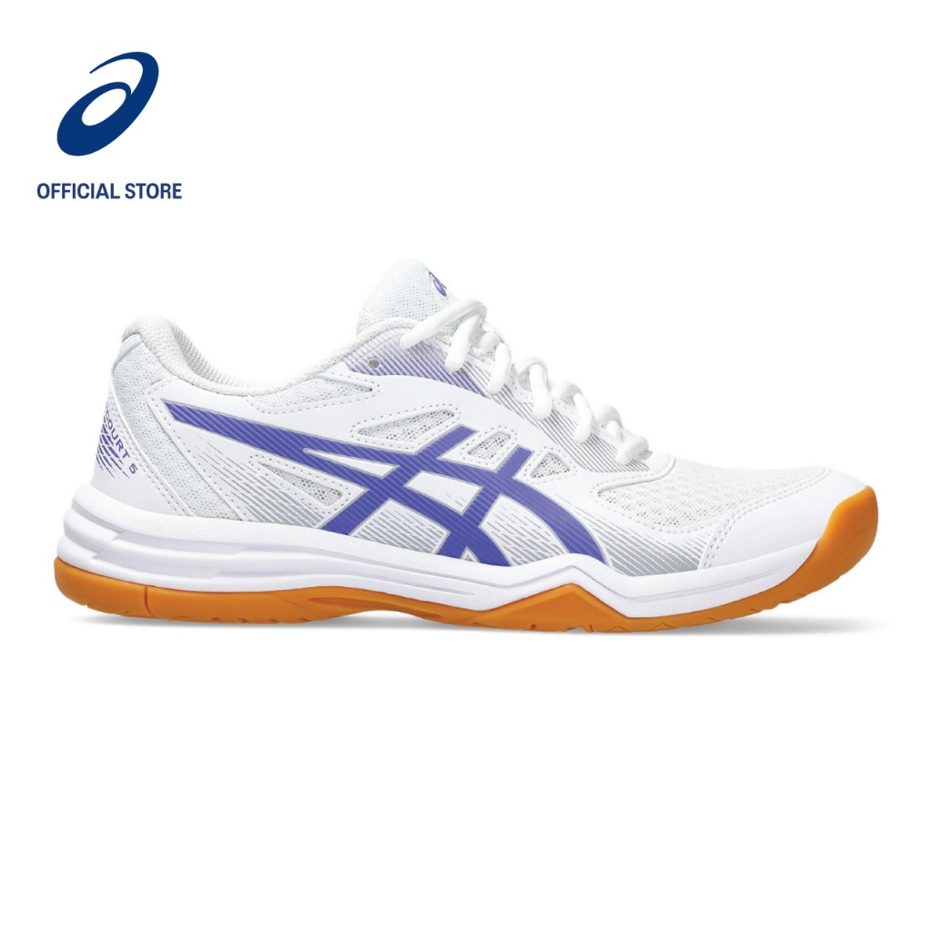 ASICS Women UPCOURT 5 Indoor Court Shoes in White Blue Violet Shopee Singapore