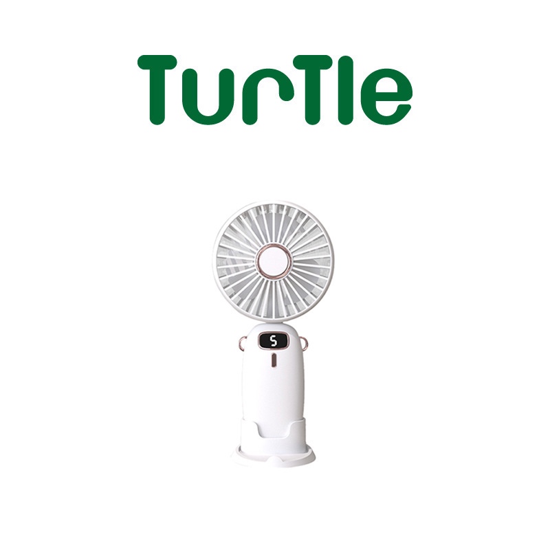 TURTLE Mini Portable Fan Foldable Fan Rechargeable Compact Handheld Fan ...
