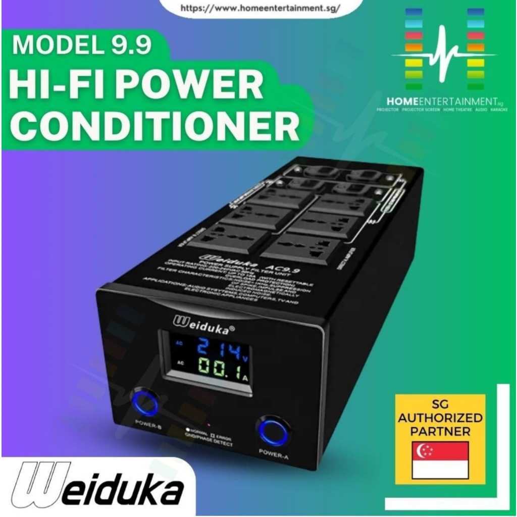 HIFI POWER CONDITIONER FROM WEIDUKA MODEL 9.9 15A MADE WITH QUALITY