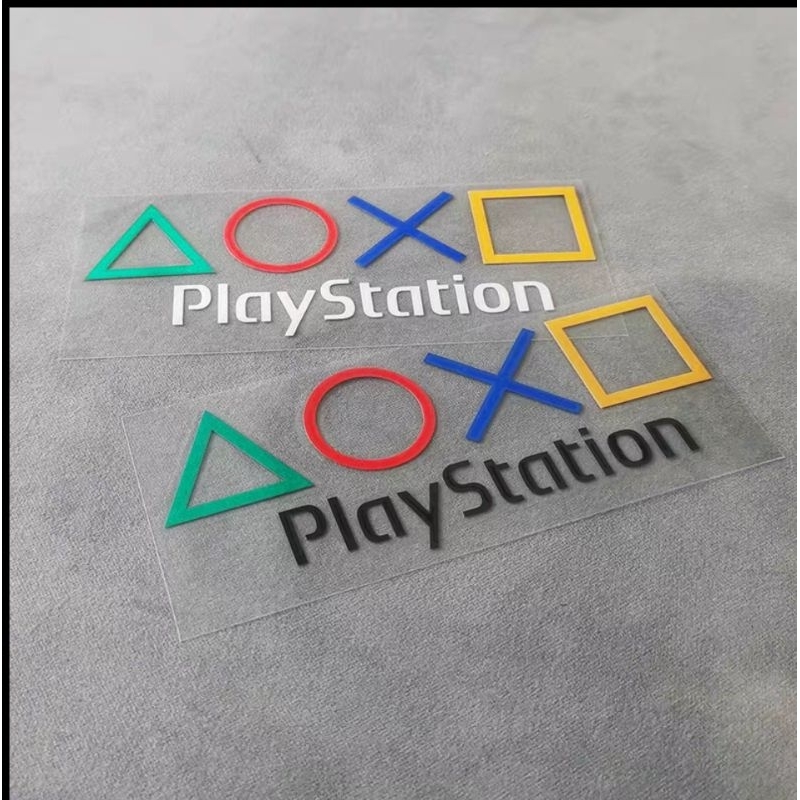 PlayStation PS Clear Vinyi Sticker with symbols (SG Free Singpost ...