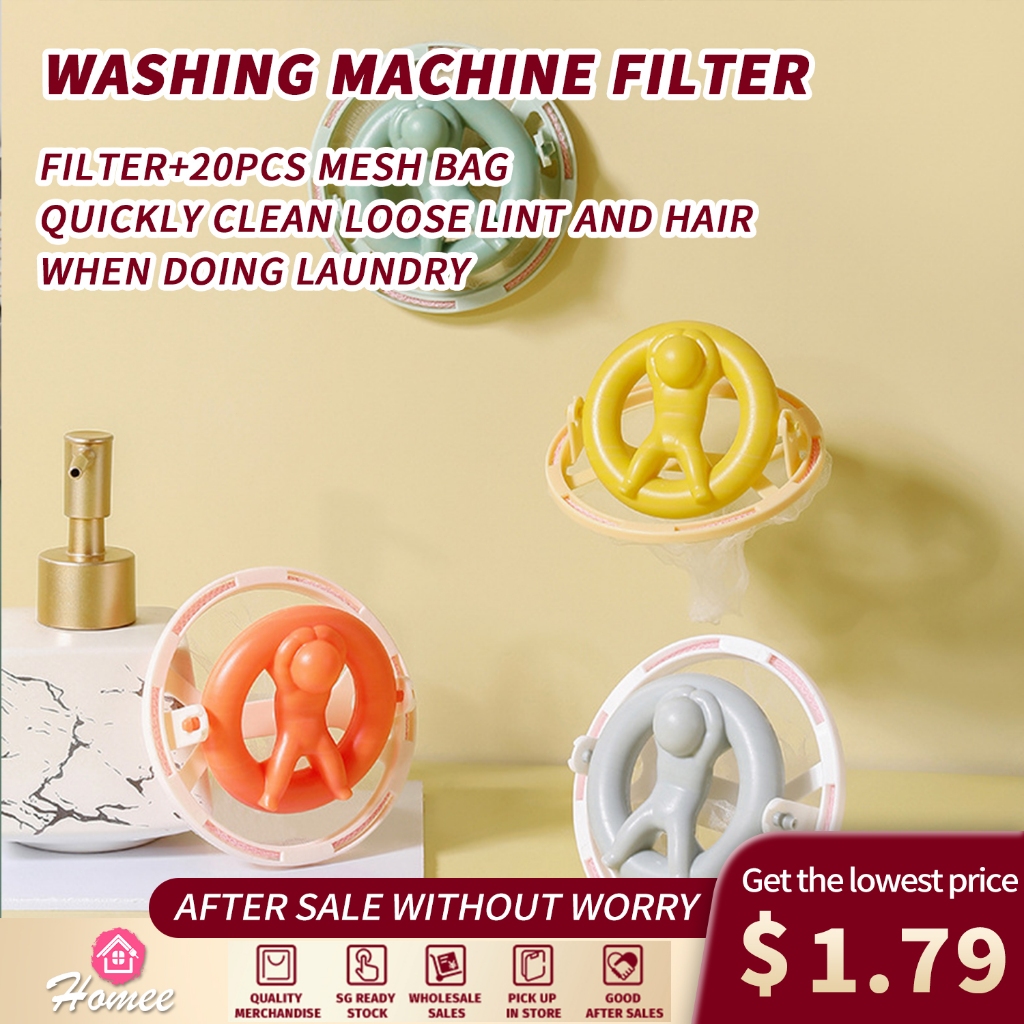 NEW Washing Machine Float Filter Bag Ball Floating Clean cleaning ...