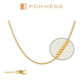 Poh Heng Jewellery 22K Gold Curb Chain Necklace [Price By Weight]