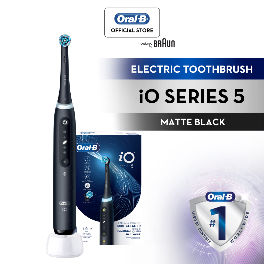 Oral-B IO Series 5 Electric Toothbrush With Micro Vibration Bluetooth ...