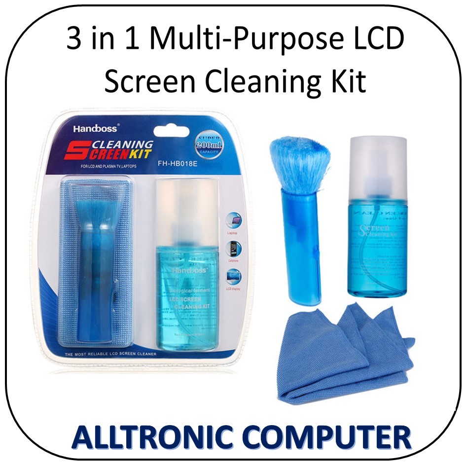 Screen Cleaning Kit for LCD PC Desktop Laptop TV Monitor LED Mobile