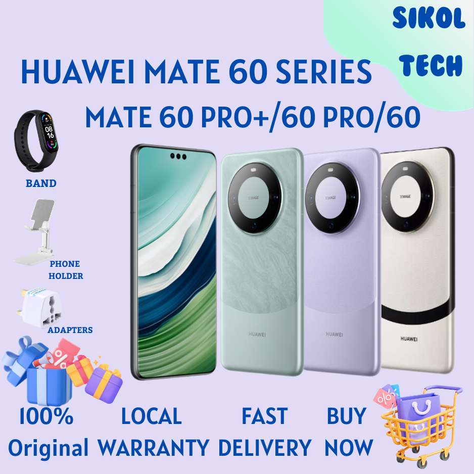 HUAWEI Mate 60 Pro 12GB RAM 512GB ROM SmartPhone HarmonyOS 4.0