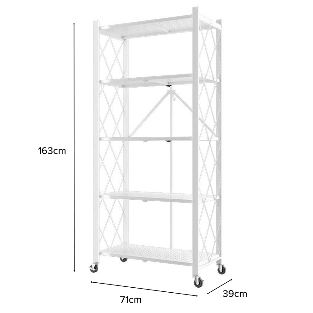 (JIJI SG) CAMILLE Folding Storage Metal Storage Kitchen Rack | Shopee ...
