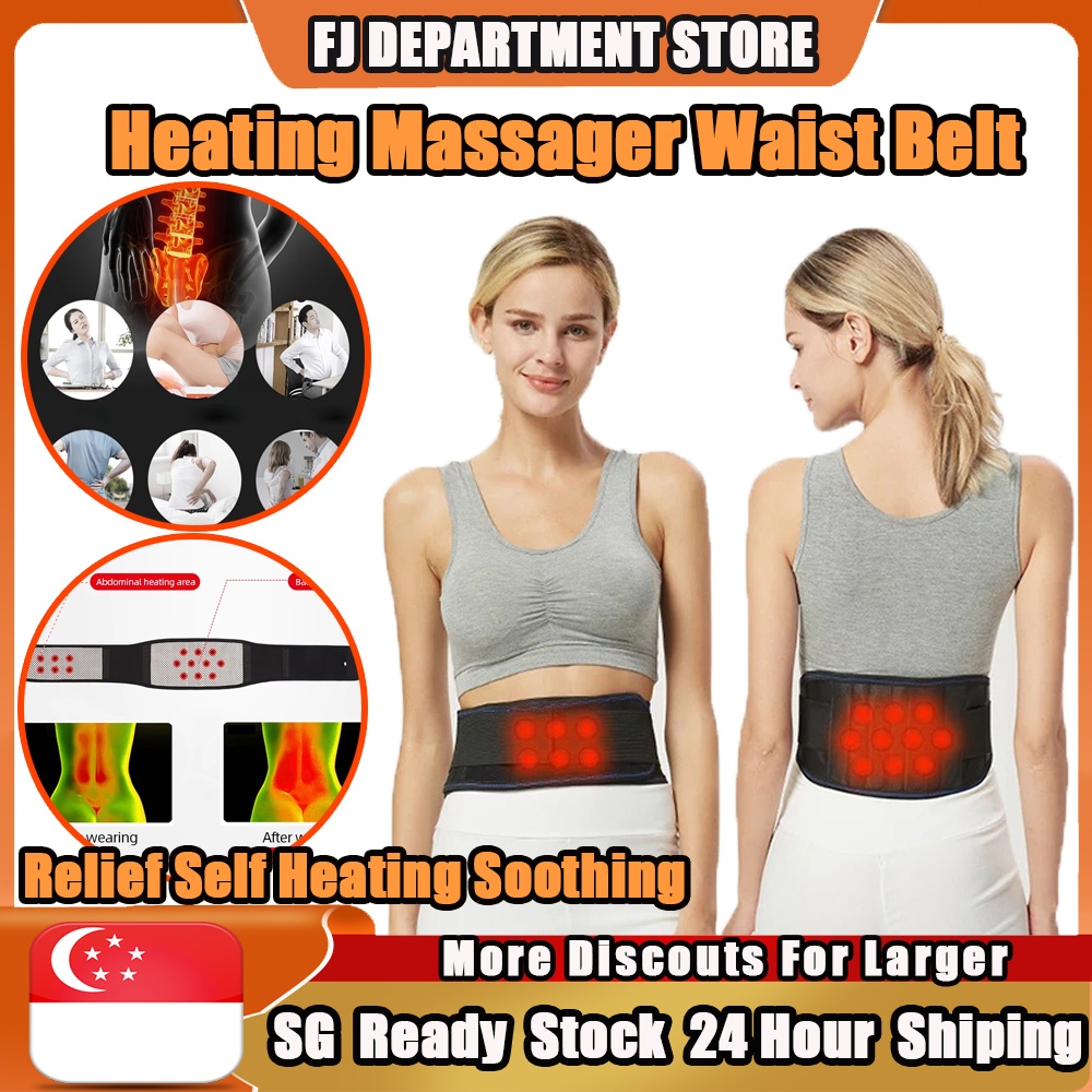 Self Heating Back Support Waist Brace Magnets Heating Therapy