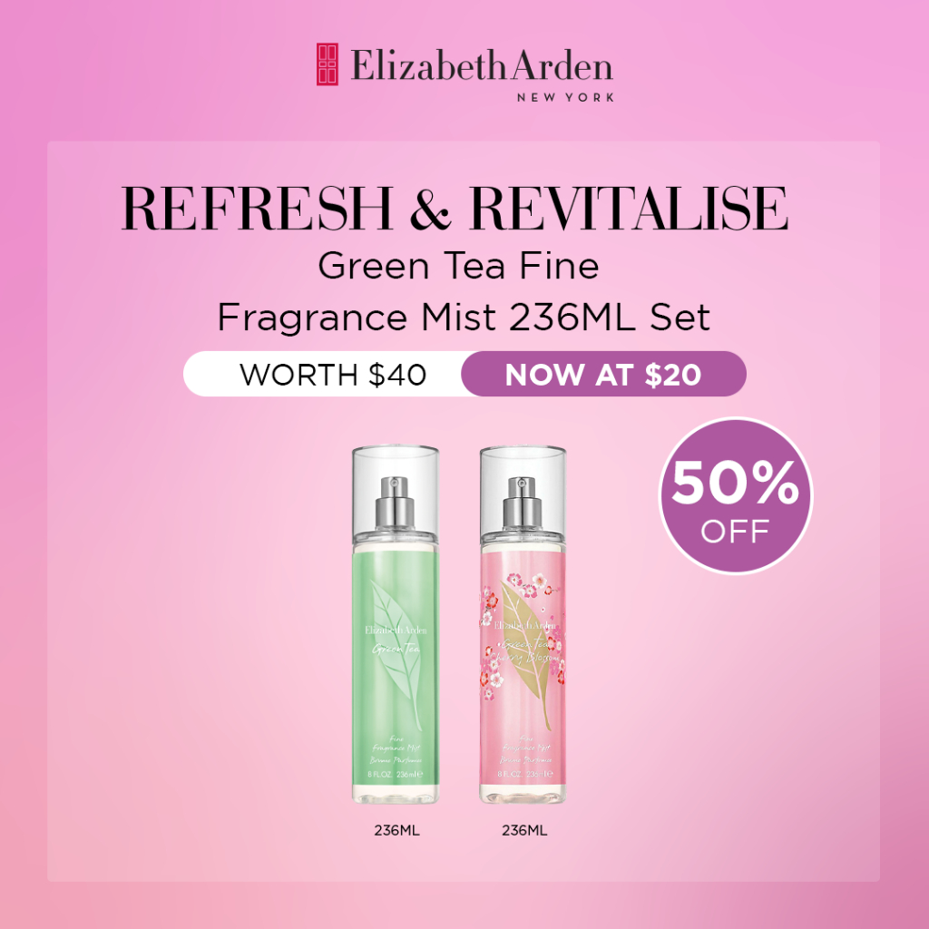 1.1 Exclusive Elizabeth Arden Green Tea Mist 236ml + Green Tea Cherry