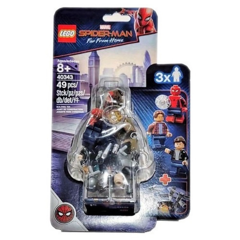 LEGO 40343 LEGO Marvel Spider Man Far From Home Minifigure Pack Shopee Singapore