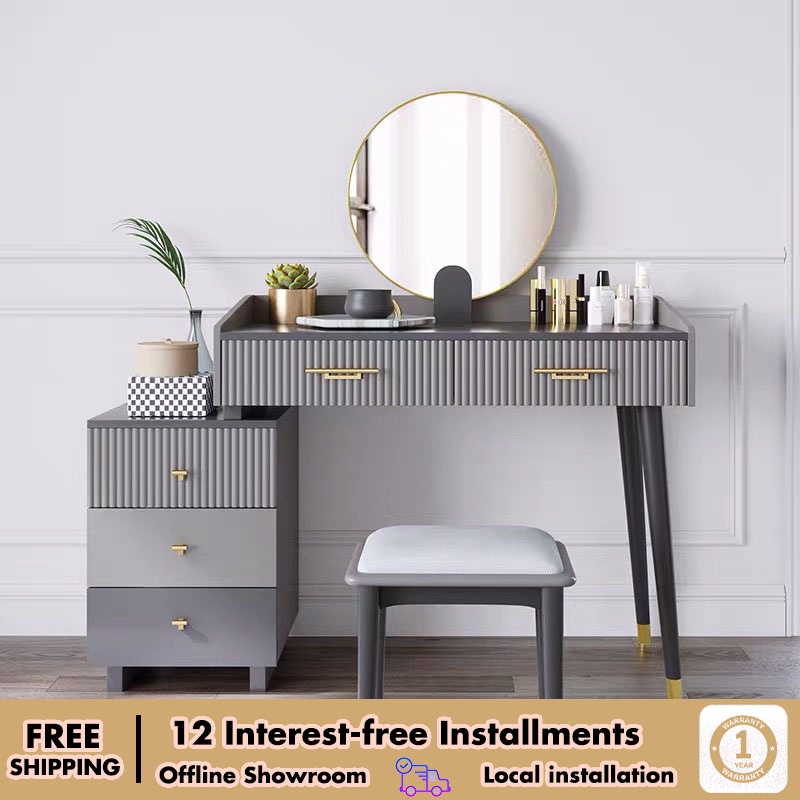 [Preorder] Light Luxury Minimalist Dressing Table Storage