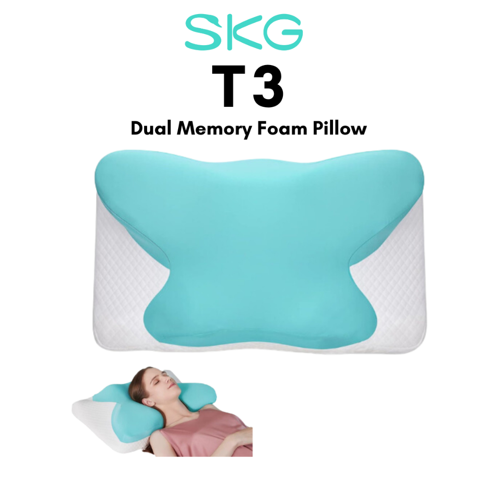 Dual clearance core pillow