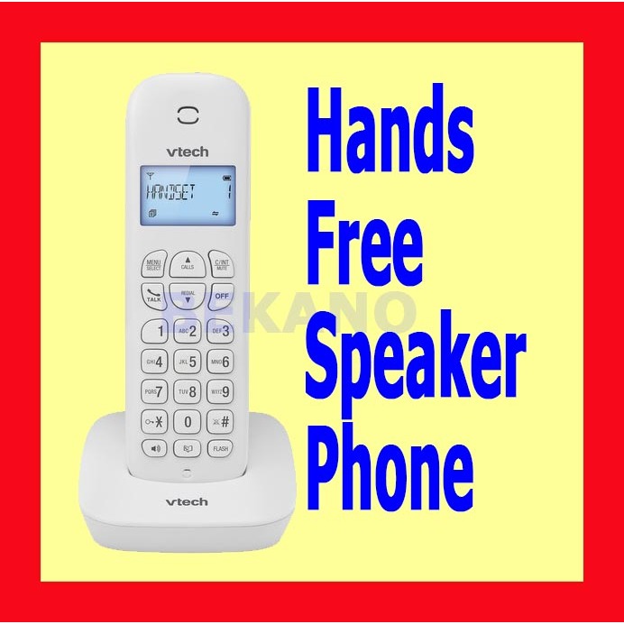 Vtech Single Cordless Phone Wireless Phone with Hands free Speaker