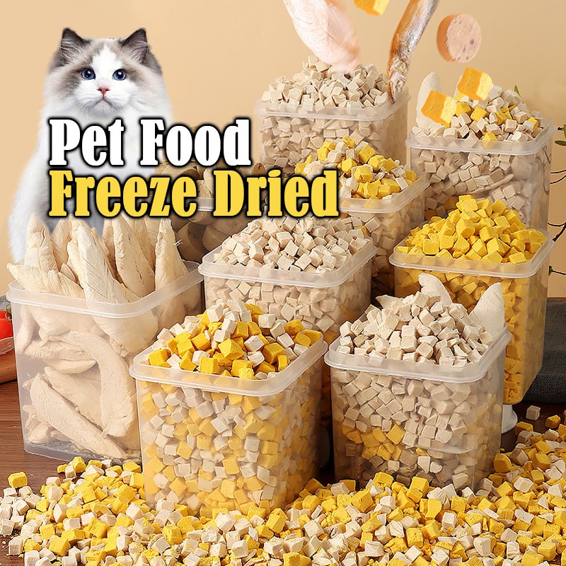 Big bucket!!!Pet Food Freeze Dried Treats for Cat and Dog Freeze dried ...