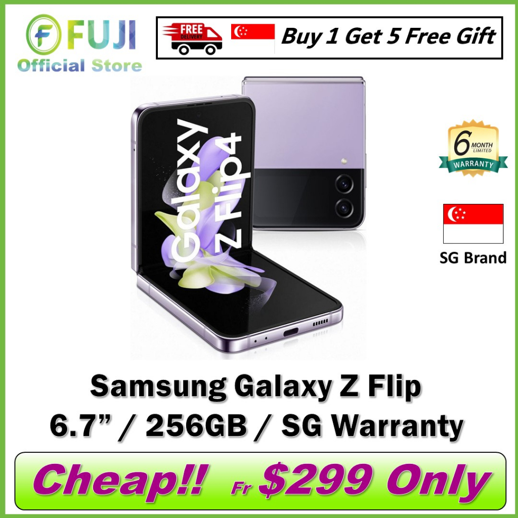 Samsung ZFlip 4 / ZFlip 3 / ZFlip 2 / ZFlip / 5G Version / 256GB / 6 Month Warranty / Local