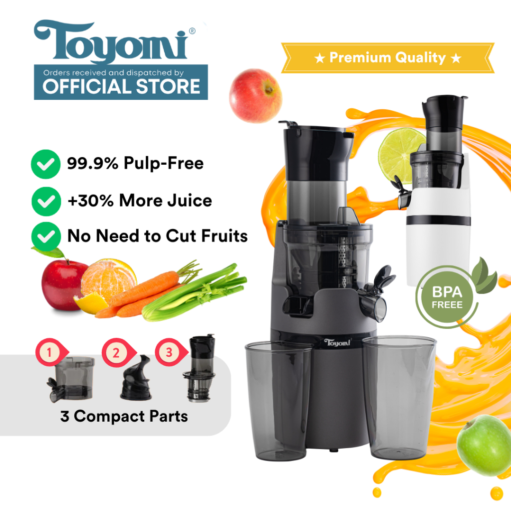 TOYOMI Cold Press Masticating Slow Juicer SJ 9000 Shopee Singapore